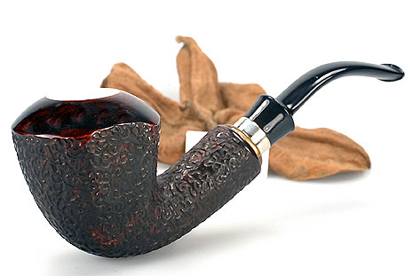 O+K Blockmeerschaum Brown Bent 9mm Filter